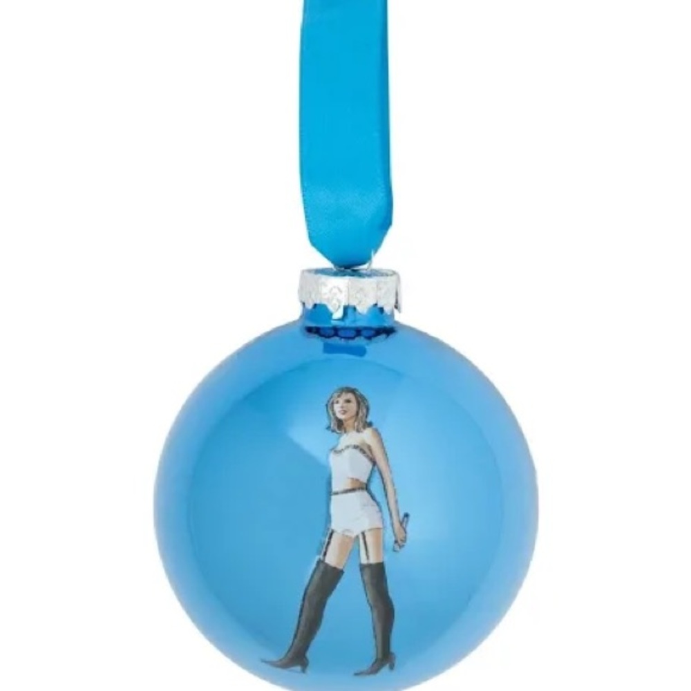 TS 1989 blue ball ornament